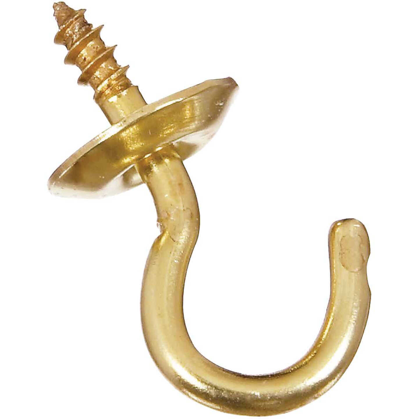 National V2021 1/2 In. Solid Brass Series Cup Hook (6 Count) Image 1